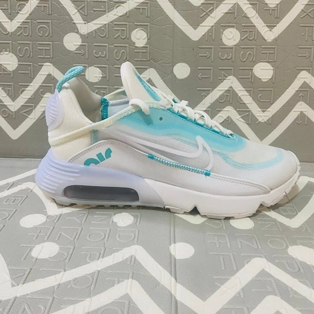 Nike air max 2090 white baby blue shoes sneakers